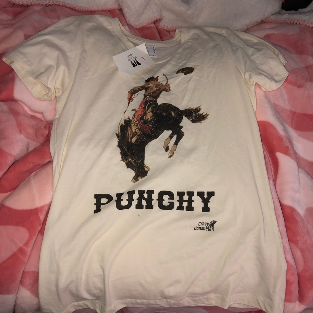 Two bays and a blonde shirt